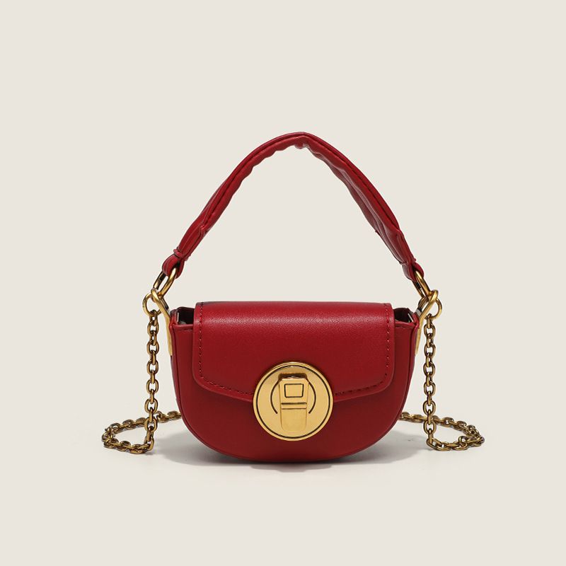 Mini-Handtasche Sattel 2024 Neues Nischendesign High-End-Modekette Schulter-Umhängetasche_voghion.com