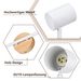 Glitzerlife Deckenstrahler 2 Flammig Deckenlampe Holz - Deckenleuchte Weiß GU10 Schwenkbar 350° Max.25w Modern Innen Holzoptik Strahler Für Wohnzimmer Flur_voghion.com