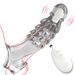 Wearable Silicone Enhancement Sleeve | Remote-Controlled Vibration & Stretchable Fit_voghion.com
