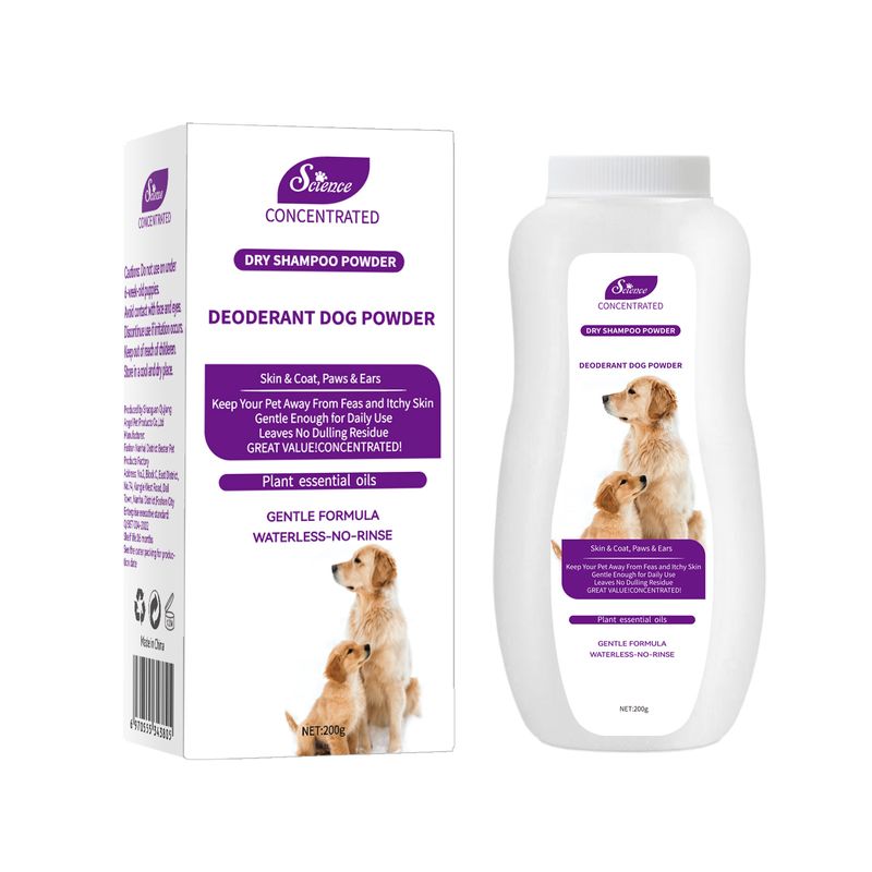 Pet Wash Free Shower Gel, Cat Shampoo, Dry Cleaning Powder, Dog Dry Cleaning Supplies, Hamster Rabbit Cleaning_voghion.com