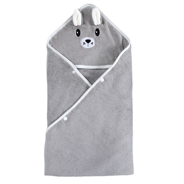 Πετσέτα μπάνιου μωρού απαλή ζεστή πετσέτα ύπνου για κορίτσι αγόρι κοραλλιογενές φλις κουβέρτα νεογέννητου νήπιο με κουκούλα μπουρνούζι μωρού_voghion.com