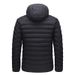 Winter Neue Daunenjacke für Herren mit kurzer Kapuze, lässig, warm, Baumwollmantel_voghion.com