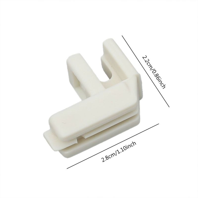 Zema roktura slēptā šūšanas spiedpēda mājsaimniecības daudzfunkcionālai šujmašīnai spiežamās pēdas piederumi Plastmasas slēptā šūšanas pēda_voghion.com