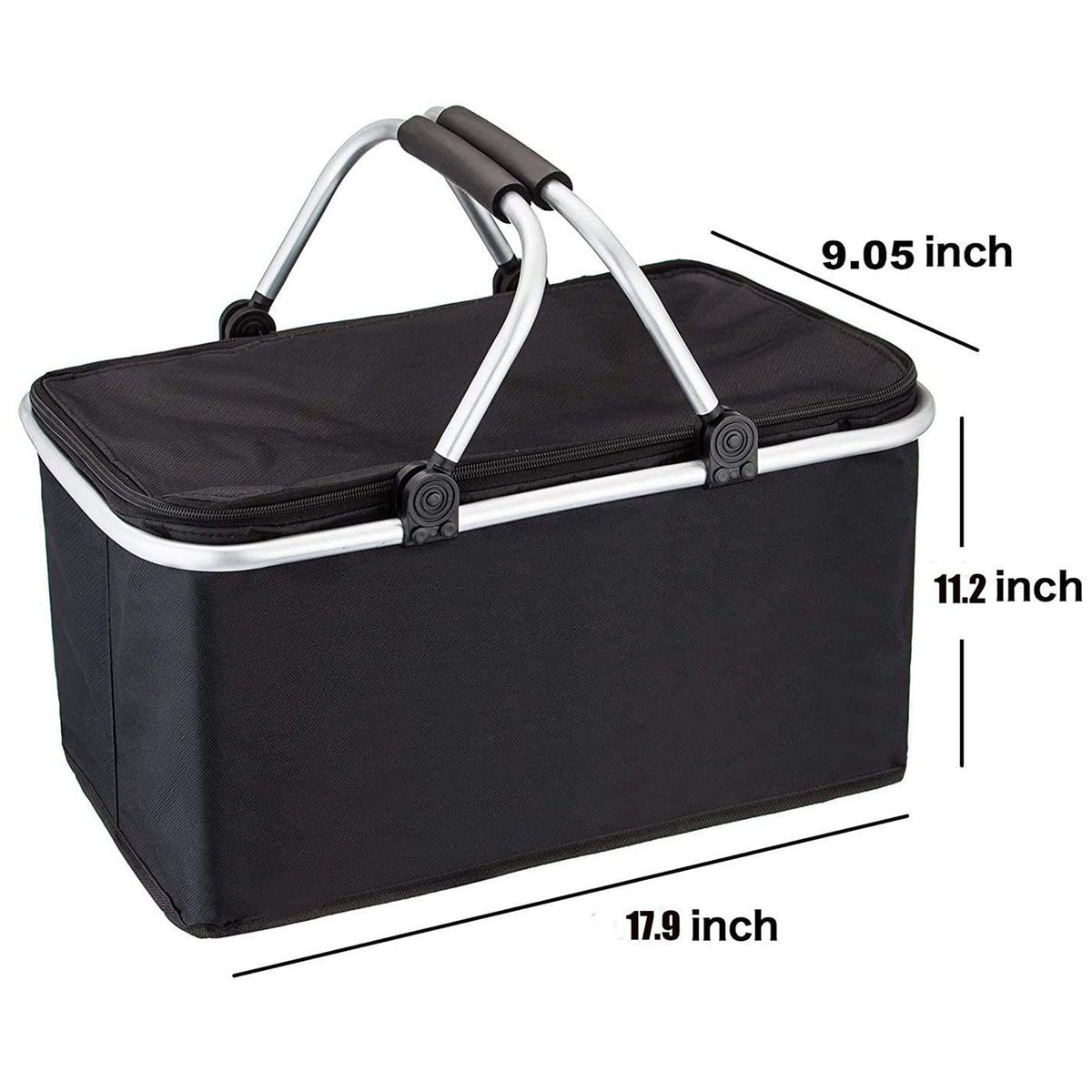 Ice Outdoor Red Wine Foldable Camping Insulated Picnic Bag_voghion.com