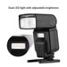 Flash universal Speedlite GN40 de Andoer con soporte para luz de relleno LED para cámaras DSLR Canon, Nikon, Olympus, Pentax_voghion.com