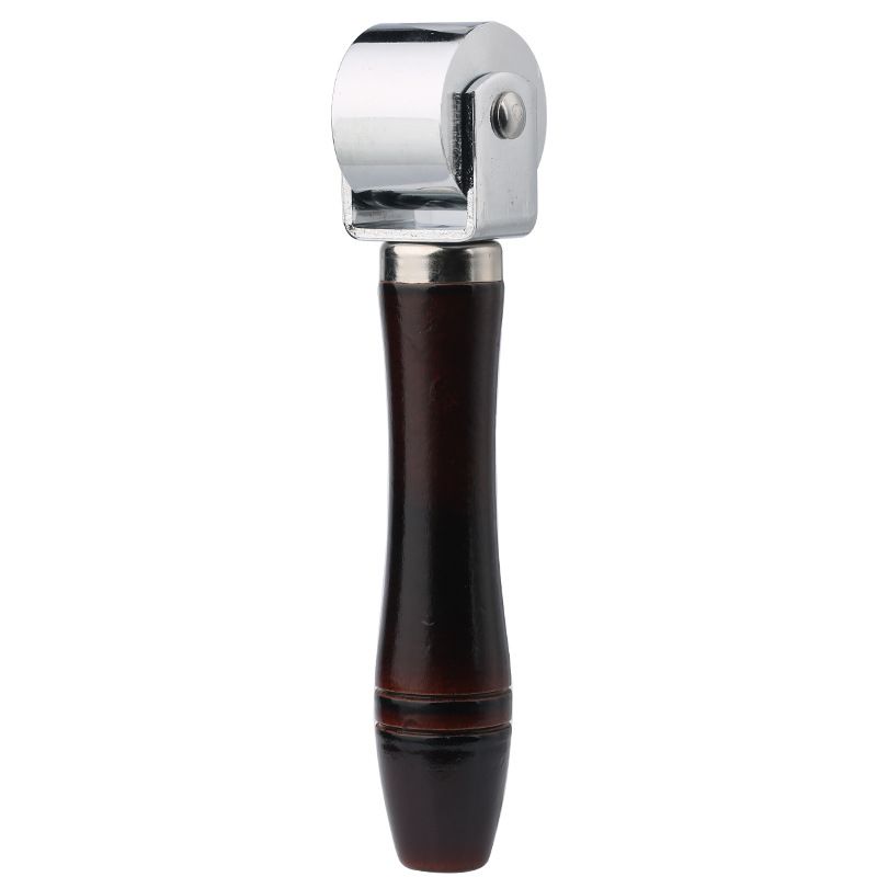 1Pcs 2,6 cm Pusher Roller Original Holzgriff Roller Leder Crimpen Werkzeug Leder Crimpen Werkzeug Eisen Roller_voghion.com