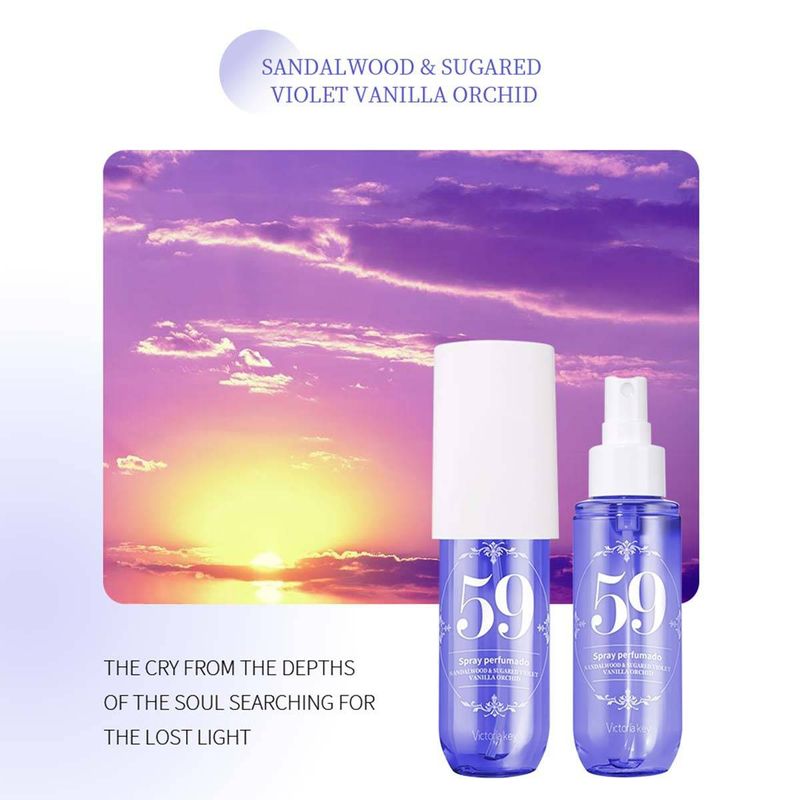 Spray de parfum pentru femei fără alcool - Parfum digital de lungă durată pentru corp și păr (parfum popular)​_voghion.com