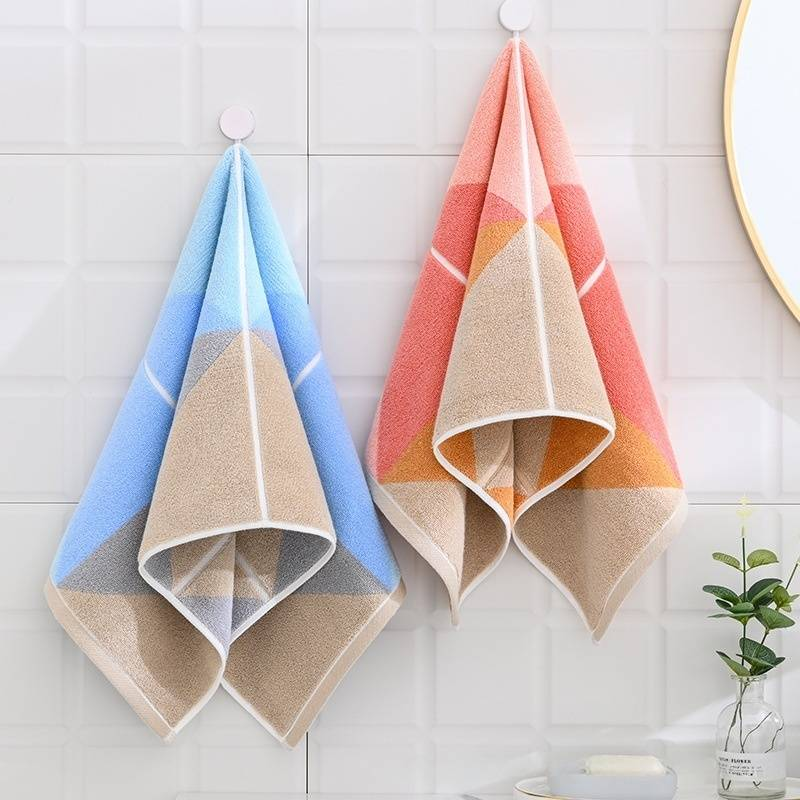 choiceness Striped Cotton Bath Towel - 34x74cm Thick & Soft (Set Of 2)_voghion.com