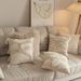 Nordic Style Ins Decorative Throw Pillow Covers With Fringe Tassels For Sofa Bed Living Room - Geometric, Floral & Leaf Tufted Designs_voghion.com