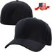 Solid Mount Baseball cap Curved Sun Shade Solid Color Blank Hat Hat Hat -9 Sizes_voghion.com
