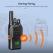 Retevis H777H Walkie Talkie Hidden Display Two-way 1/2 PCS Walkie-talkie PMR/FRS Communication Radio Portable For_voghion.com
