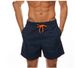 Cross-border new summer sports leisure solid color men's four-quarter shorts breathable lotus leaf style 3D men's beach pants_voghion.com