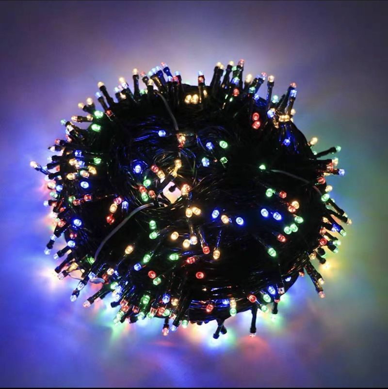 Christmas lighting LED light string colored light battery box string light solar light string outdoor lighting project 24V  decorative light_voghion.com