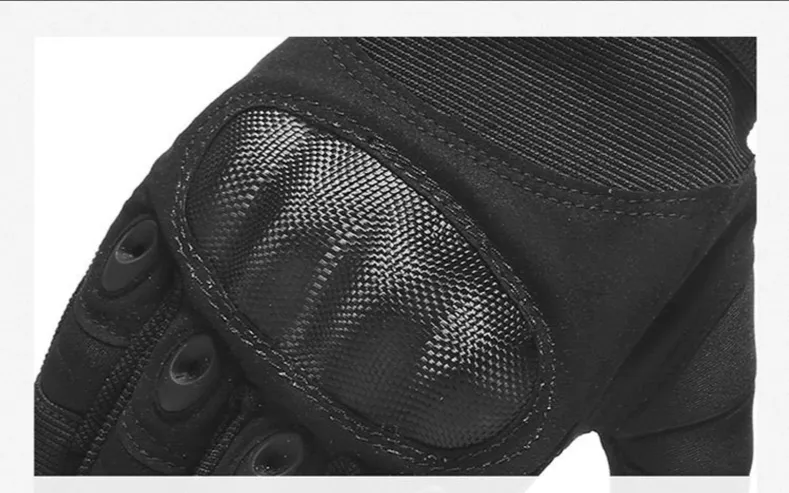 Gants tactiques d'extérieur pour hommes, doigts complets, anti-coupures, antidérapants, pour moto, respirants, forces spéciales, résistants à l'usure, entraînement sportif_voghion.com
