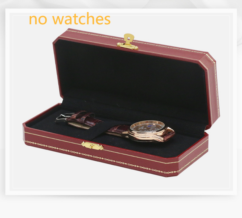Rectangular Watch Box Classical Necklace High-end Gift Box Pu Clamshell Watch Storage Jewelry Box_voghion.com