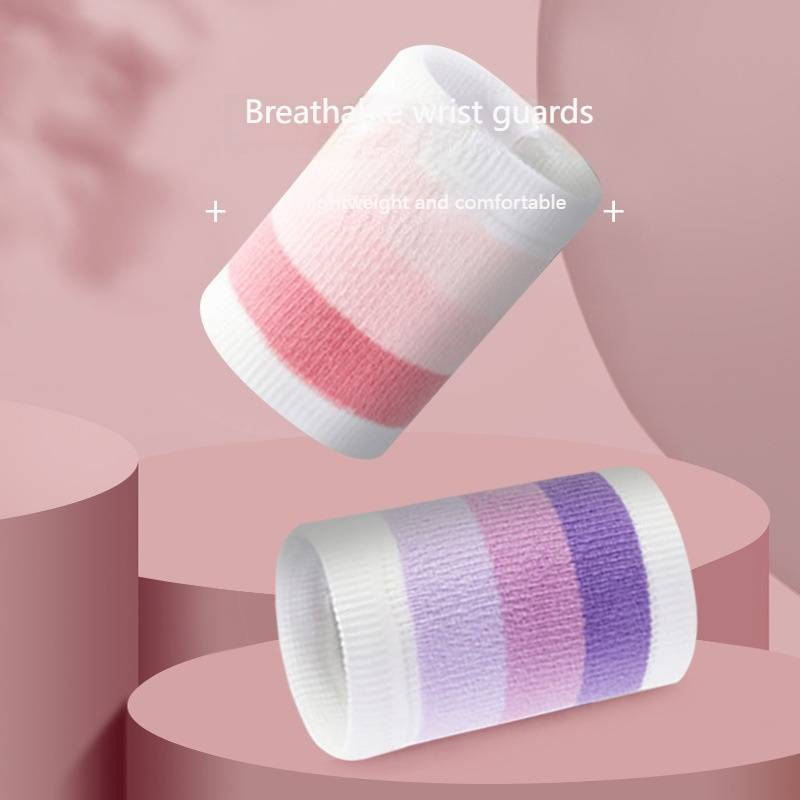 Modny stabilizator nadgarstka do siatkówki dla kobiet – stylowy stabilizator w gradiencie kolorów do uprawiania sportu, tańca i zapobiegania kontuzjom (para, rozmiar uniwersalny)_voghion.com