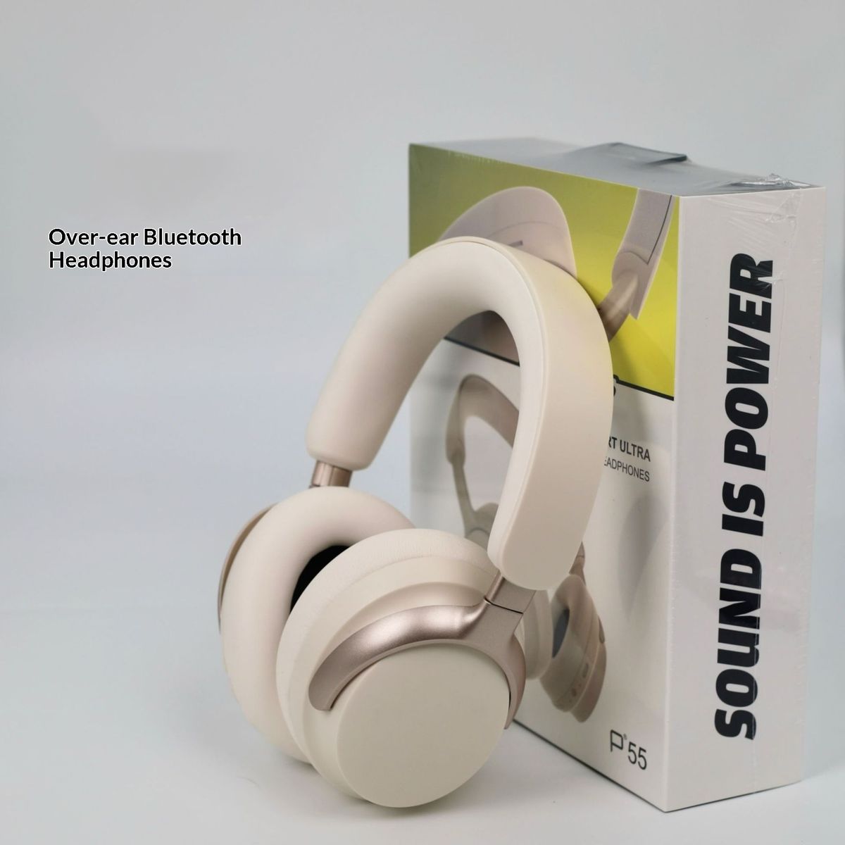 Neue Bosee/P55 ULTRA Kopfhörer mit 3D-Stereo-Ohrpolstern, kabelloser Geräuschunterdrückung und Bluetooth für den Außenbereich, Geschenkidee_voghion.com