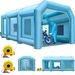 VEVOR Inflatable Spray Booth Car Paint Tent 29.5x19.7x13FT With Filter 2 Blowers_voghion.com