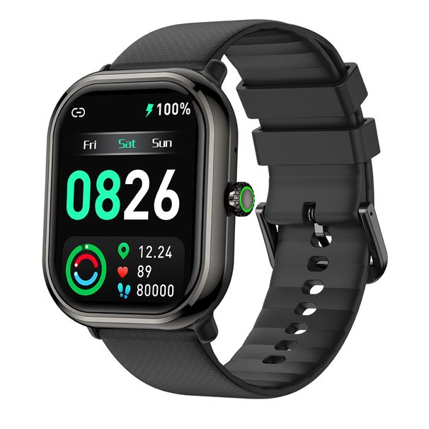 P101 Smart Watch With Bluetooth Calling, Music Playback, Heart Rate/Blood Pressure/Oxygen/Sleep Monitoring, Step Counter For Men & Women_voghion.com