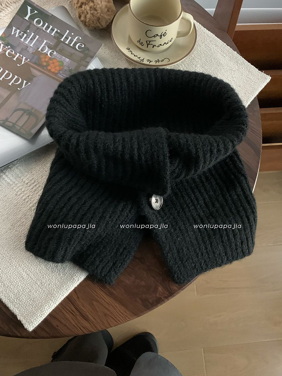 Kadınlar ve Erkekler İçin Yumuşak ve Sıcak Pamuklu Atkı, Şık Desenli Kış Moda Aksesuarı, Hafif ve Rahat, Soğuk Havalar İçin Mükemmel_voghion.com