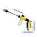 1pc Portable High-pressure Car Wash Water Gun, Quick Connection Adapter, Multi-function Garden Hose Nozzle, Adjustable Thickening Rod Spray, Suitable_voghion.com