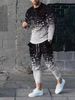 2025 New Casual Two-Piece Spring And Autumn Round Neck 3D Digital Print Men's Long Sleeve Set_voghion.com