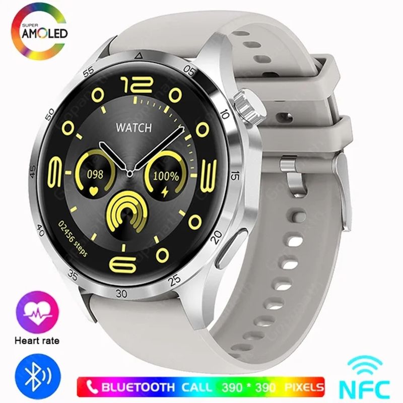 Smart Watch Men NFC GPS Tracker 1.53" HD Screen Heart Rate IP68 Waterproof BT Call SmartWatch For Huawei Xiaomi GT4 Pro 2023 New_voghion.com