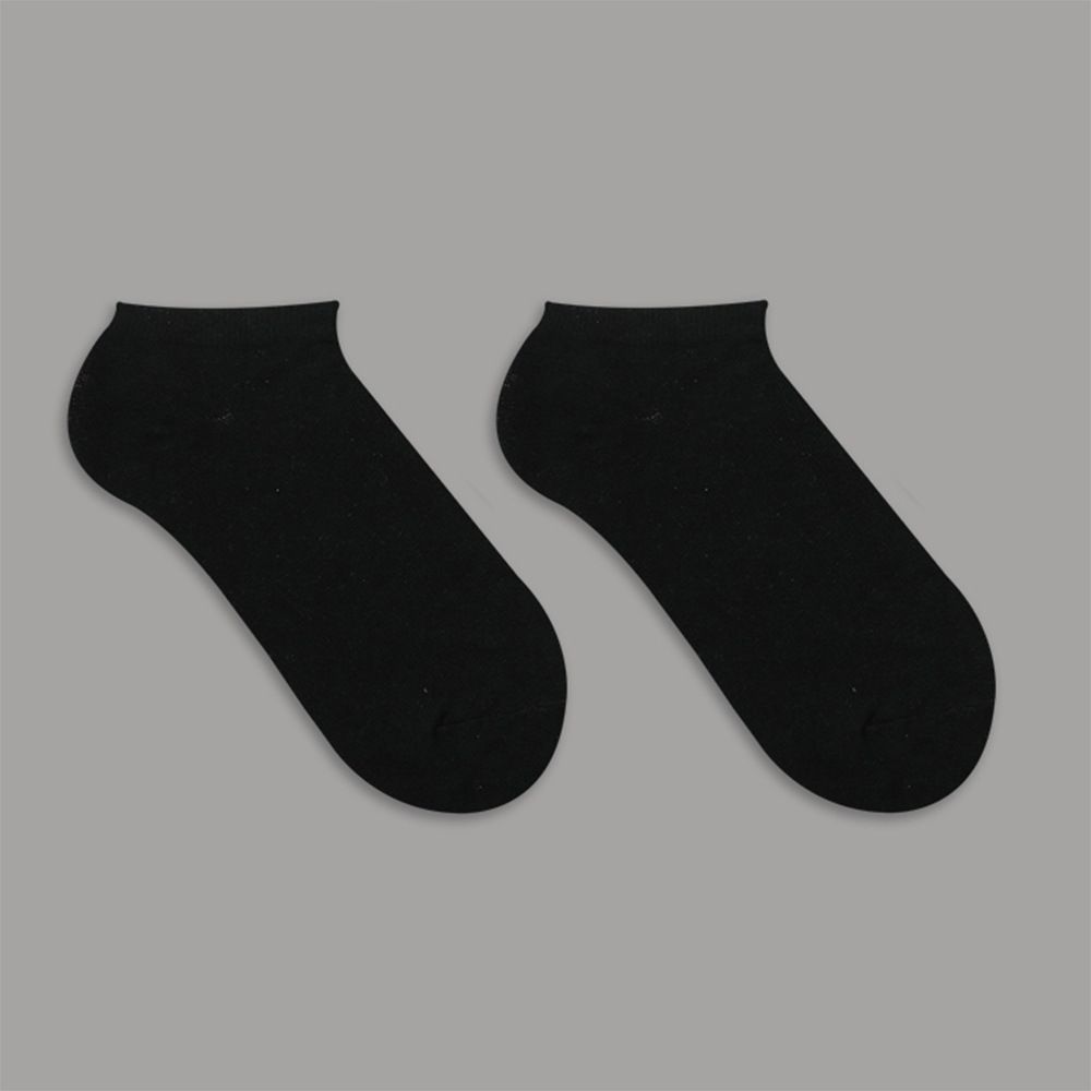 2025d Basic Einfarbig Schwarz Weiß Grau Kurze Unisex Sommer Dünne Casual Sport Einfache Low Cut Boot Socken Alle Baumwolle_voghion.com