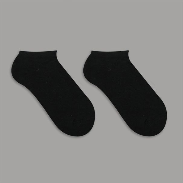 2025d Basic Einfarbig Schwarz Weiß Grau Kurze Unisex Sommer Dünne Casual Sport Einfache Low Cut Boot Socken Alle Baumwolle_voghion.com