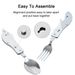 Foldable Tableware Knife Spoon Fork Camping Knife Fork Spoon Combination Tableware Outdoor Portable Multifunctional_voghion.com