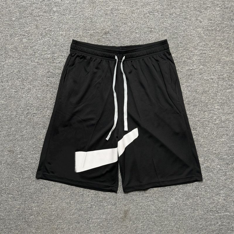 Calças de treino de corrida de praia de esportes de lazer de verão de verão de cor contrastante de costura solta de shorts masculinos_voghion.com