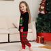 Flame Retardant Fabric Children's Suit 2025 Medium And Small Children's Pajamas Christmas Tree And Beautiful Deer Print Home Clothes_voghion.com