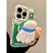 Custodia magnetica 3D TechGlobe Creative Ins Style Childlike Badminton Court compatibile con iPhone 16 Max 15 Pro_voghion.com