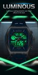 SANDA Dual Display Electronic Watch Barrel Big Dial Sports LED Analog Digital Chronograph Military Wristwatch 2025_voghion.com