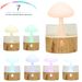Cloud Rain Humidifier - Colorful Ultrasonic Mist Maker, Mushroom Aromatherapy Machine With LED Mood Lighting & Auto Shut-off Feature_voghion.com