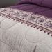 Steppdeckenset, Lila, dicker Steppdeckenkern, Chemiefaser-Steppdecke, dreiteiliges Set_voghion.com
