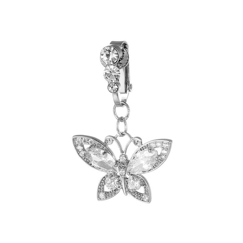 Navelpiercing voor vrouwen Trendy vlinderontwerp Sexy mode navelringen roestvrijstalen piercingsieraden_voghion.com