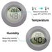 2/4 Stück Mini-Hygrometer-Thermometer, Fahrenheit Oder Celsius-Messgerät, Digitaler LCD-Monitor, Runder Luftfeuchtigkeits- Und_voghion.com