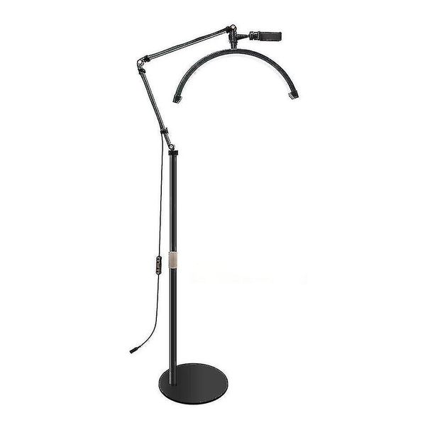 Kirpik Uzatma Dövme Güzellik Salonu İçin Üç Renkli Kirpik Led Işık Yarım Ay Lambası Ayarlanmış_voghion.com