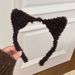 Milad Style Plush Cat Ear Headband For Women, Autumn And Winter Face Washing Hairband, Cute Children's Clip, Internet_voghion.com