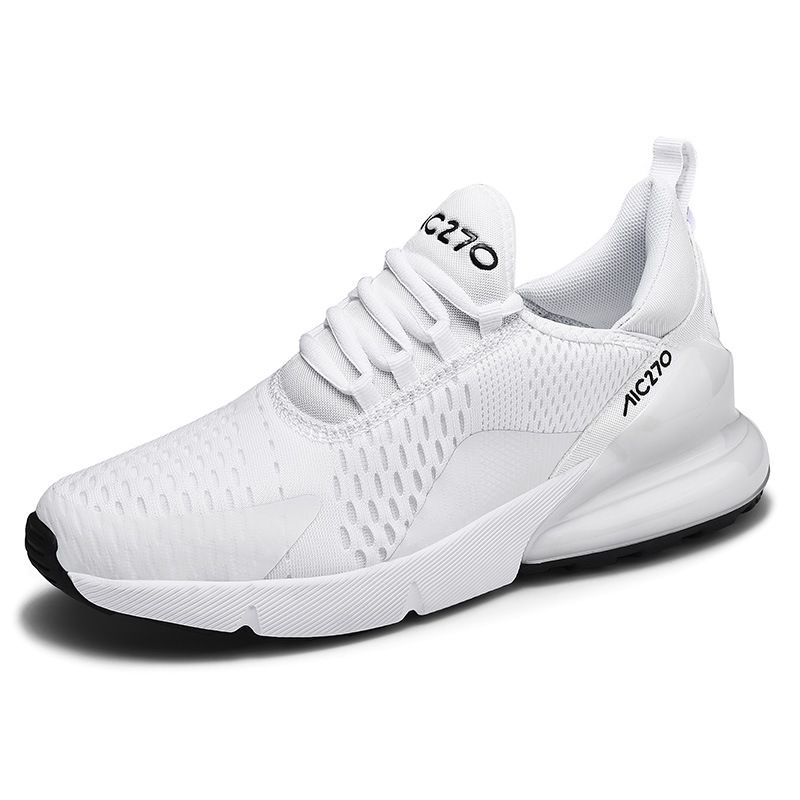 Chaussures de couple transfrontalières grande taille 270, chaussures à coussin d'air pour hommes et femmes, chaussures de course décontractées, respirantes et tendance, automne 2021_voghion.com