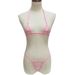 Intimates damski mini kostium kąpielowy strój kąpielowy damski seksowny przezroczysty trzypunktowy kostium bikini z siateczki_voghion.com