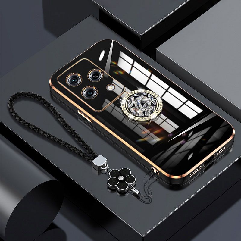 Honor200 Lite Case Luxury With Holder,Diamond Ring Case For Honor 200 Lite 5G Shockproof Case 200Lite Pro Cover With Lanyard_voghion.com