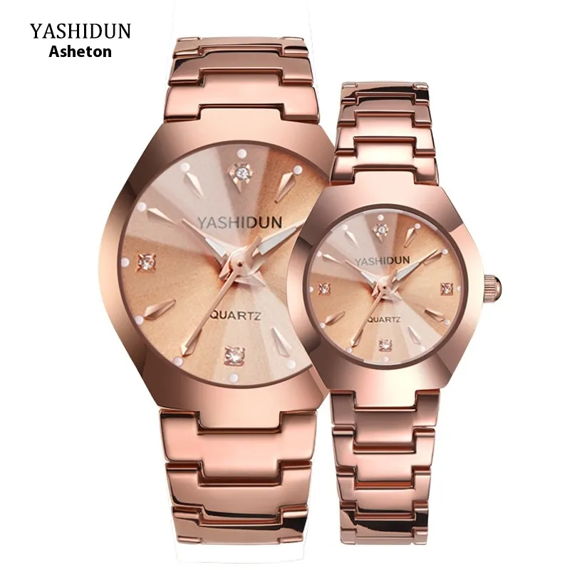 Brand Diamond Set Fashion Quartz Trendy Women's Korean Edition Female Student Couple Watch_voghion.com