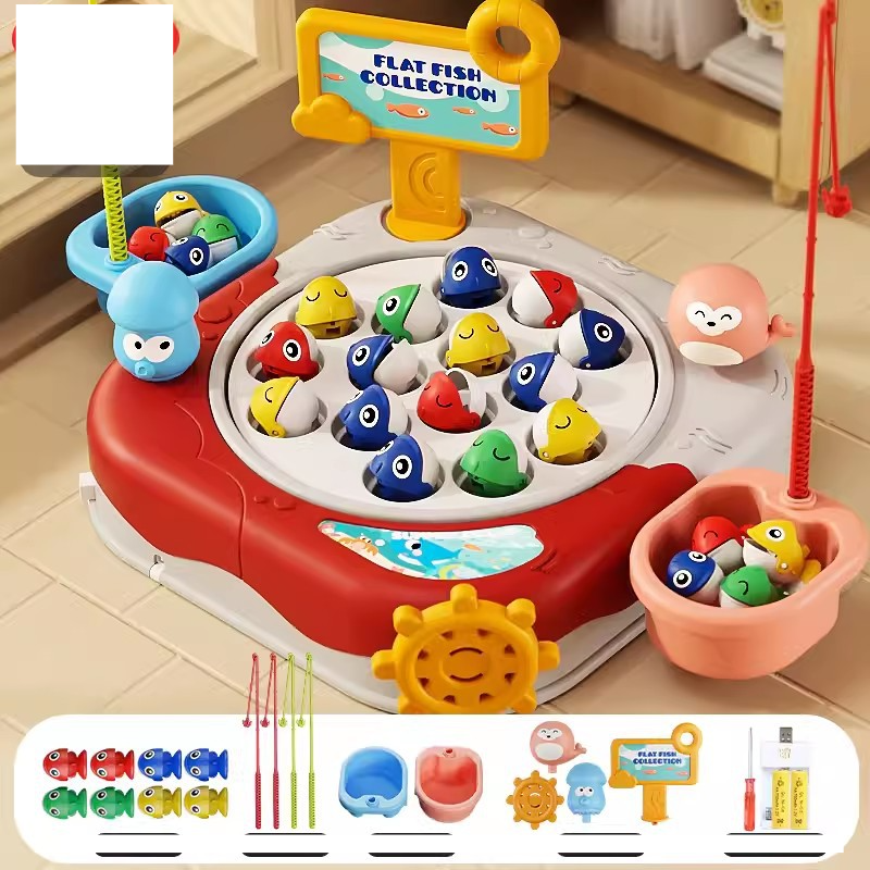 Barn Multiplayer fiskeleke Baby Barn 1 til 3 1/2 + år gammel smårolling Puslespill Utvikling Hjernegave festspill_voghion.com