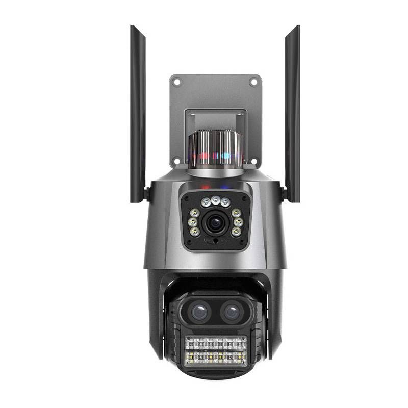 XiongMai Dual-Lens 9MP PTZ Security Camera - 360° Outdoor WiFi Monitoring, ICSEE Cloud Support, Night Vision​​_voghion.com