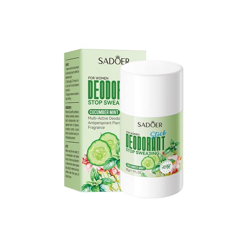SADOER Women’s Deodorant Stick – 48H Cucumber Mint Freshness, Portable Roll - On For Sweat & Odor Control_voghion.com