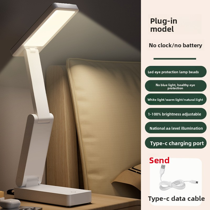 Professional LED Desk Lamp With 95 CRI & USB Charger, AA-Grade Eye Protection, Adjustable Color Temperature, Touch Control For Study/Office_voghion.com