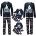 Herbst/Winter Weihnachten Neue Stil Eltern Kind Home Set Pyjamas Auf Lager_voghion.com