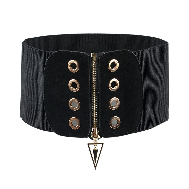 Ritsoogjes, brede tailleband, modieus en veelzijdig, elastische tailleband, elastische tailleband, rok, tailleafdichting, decoratieve accessoires voor dames_voghion.com